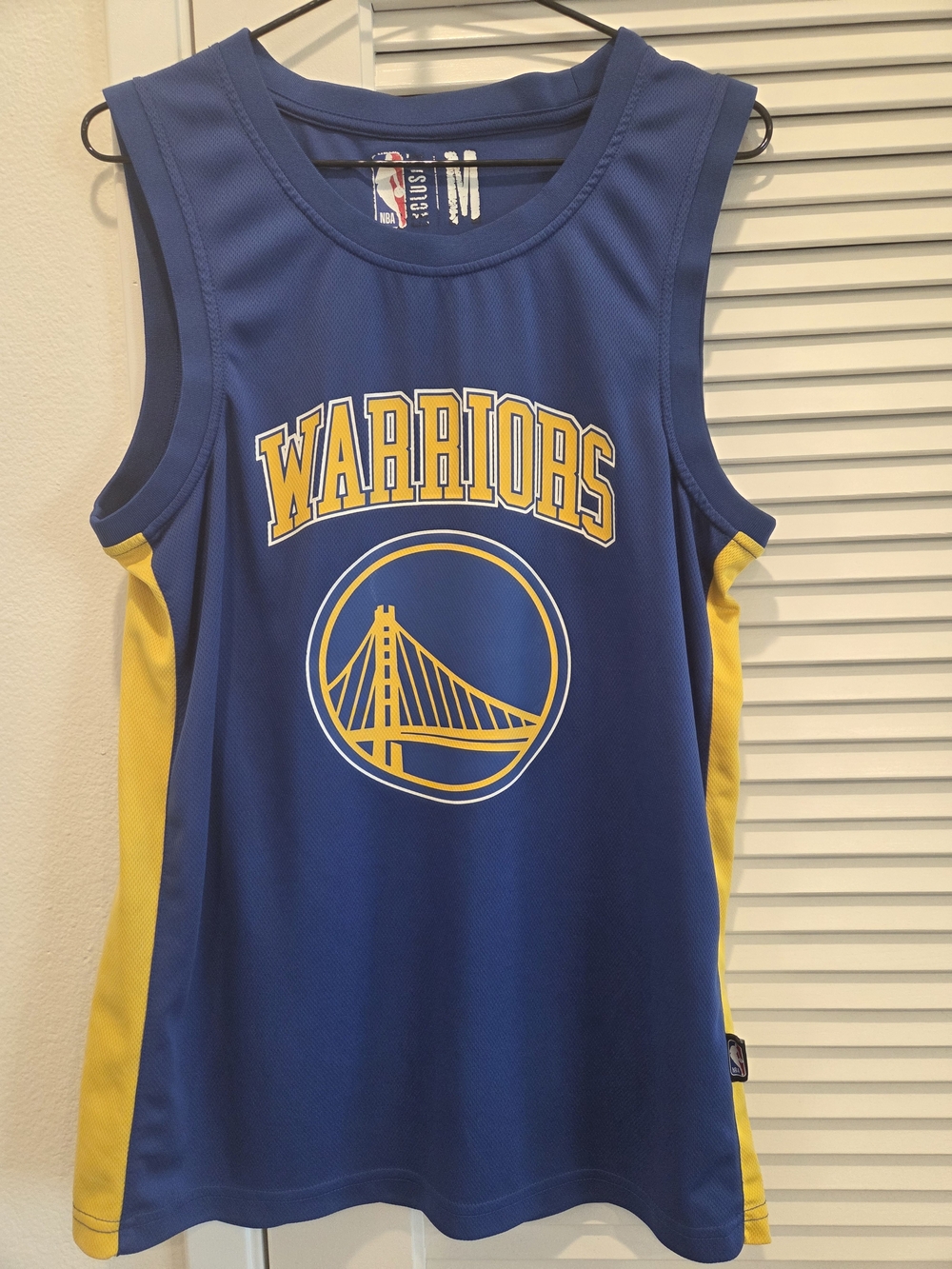 Golden State Warriors Mens Blue & Yellow Jersey - Curry - NBA